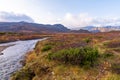 Typical landscape in Jotunheim National Park in Norway during autumn time in the BeitostÃÂ¸len area overlooking the Leirungsae