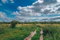 Typical landscape of the middle belt of Russia Royalty Free Stock Photo