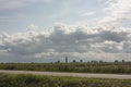 Typical landscape of the Padana plain in Italy Royalty Free Stock Photo