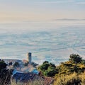 The typical landscape of Tascany region, center of Italy Royalty Free Stock Photo