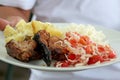 Typical latin american dish with chicken, Nicaragua