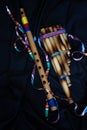 Typical Latin American flute and zampoÃÂ±a