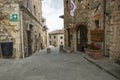 Typical local wine store near center castle in Castellina