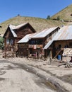The Typical Loghouses of Neelum Valley Gurez Kashmir Royalty Free Stock Photo