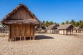 Typical malagasy village Royalty Free Stock Photo