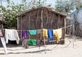 Typical malgasy hut Royalty Free Stock Photo