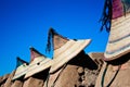 Typical Malian hats. Royalty Free Stock Photo