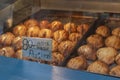 Typical Maltese pastizzi filled with ricotta and with peas