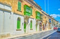 The typical Maltese street, Mosta