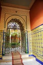 Typical Manor Sevillian house with patio, Seville, Spain