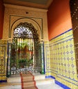 Typical Manor Sevillian house with patio, Seville, Spain