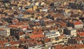 Typical Marseille cityscape aerial panorama Royalty Free Stock Photo