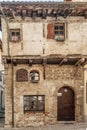 Typical medieval house of northern Italy in Cividale del Friuli, Udine, Friuli Venezia Giulia, Italy Royalty Free Stock Photo