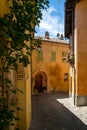 Old streets of Monforte d`Alba