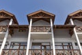 Typical modern Alpine architecture in Austria