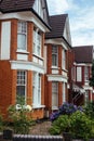 Typical modern Britain Terraced Houses Royalty Free Stock Photo