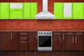 Typical modular kitchen