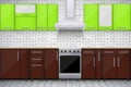 Typical modular kitchen