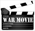 War Movie Clapperboard