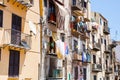 Typical municipal house in Palermo Royalty Free Stock Photo