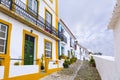 Typical narrow street in the ancient town of Mertola, Alentejo R