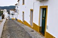 Typical narrow street in the ancient town of Mertola, Alentejo R