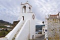 Typical narrow street in the ancient town of Mertola, Alentejo R