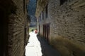 Typical Nepali street from Marpha Mustang Nepal