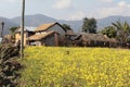 Typical Nepali village from Gore Gorkha Nepal