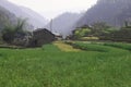 Typical Nepali village from Phinamtar Gorkha  Nepal Royalty Free Stock Photo