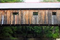 Typical new england covered bridge