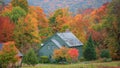 Typical New England house in Vermont Royalty Free Stock Photo