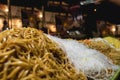 Typical noodles from Thailand. Thai street food