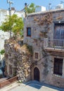 Typical old city houses, Kyrenia, Cyprus Royalty Free Stock Photo