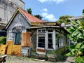 Typical old creole style house in Mahebourg Mauritius