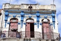 Typical old Havana architecture Royalty Free Stock Photo