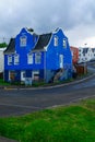 Typical old houses, in Akureyri Royalty Free Stock Photo