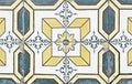 Typical old Lisbon tiles Royalty Free Stock Photo