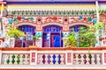 Colorful Old Peranakan Houses in Singapore Royalty Free Stock Photo