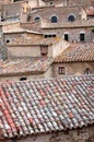 Typical old spanish houses Royalty Free Stock Photo