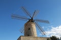 Typical old windmill in Malta Royalty Free Stock Photo