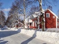 Typical older buildings in SÃÂ¶rforsa - Hudiksvall