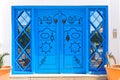 Ornamental Blue Doors.