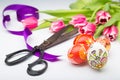 Typical painted easter egg Royalty Free Stock Photo