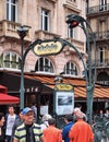 St Michel Metro Sign, Paris, France Royalty Free Stock Photo