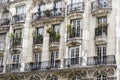 Typical parisian architecture with balcony