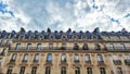 Typical parisian building, Haussmannien architectural style, Paris, France Royalty Free Stock Photo