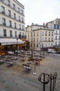 Typical Parisian cafe in Paris, France