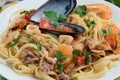 `Spaghetti allo scoglio` - Italian food