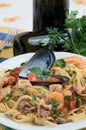 `Spaghetti allo scoglio` - Italian food